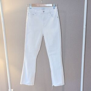 Pistola Denim White Jeans Straight Leg Size 27